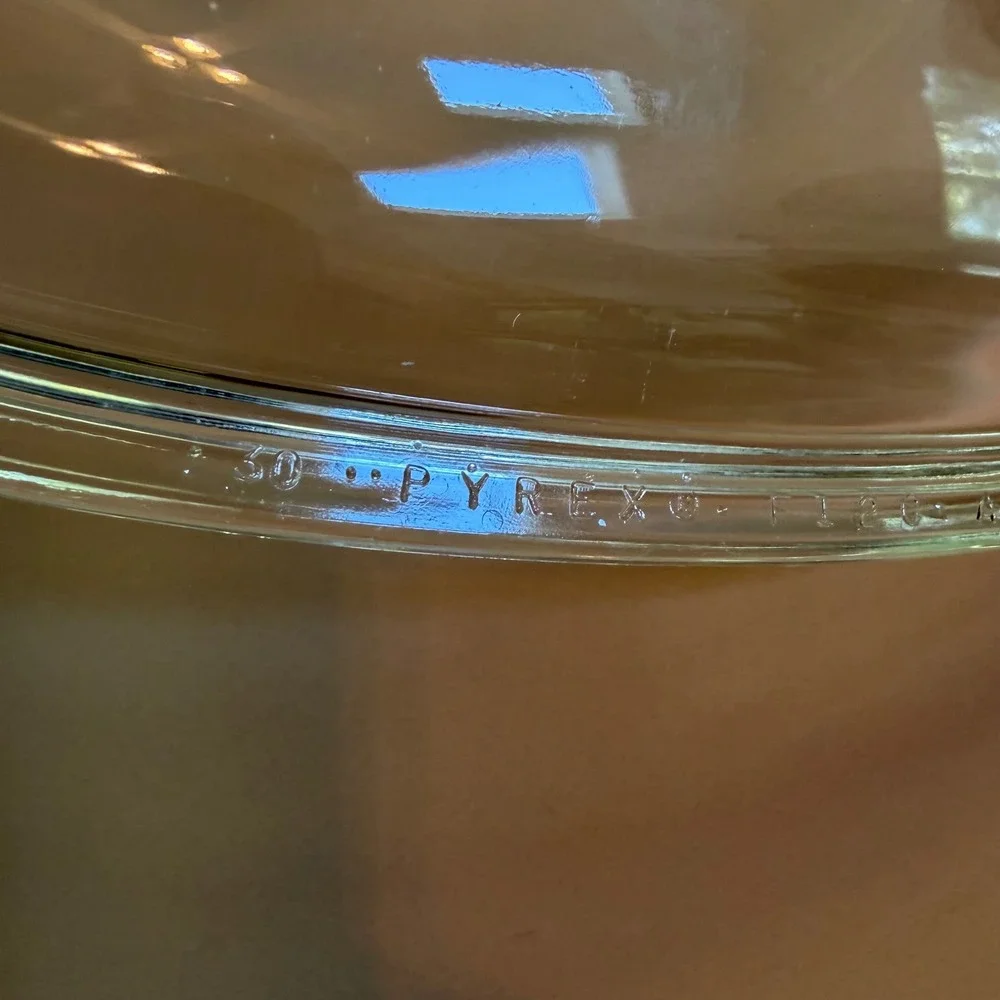 Vintage Pyrex Clear Glass Oval Casserole Lid F-12-C-A 9 Replacement